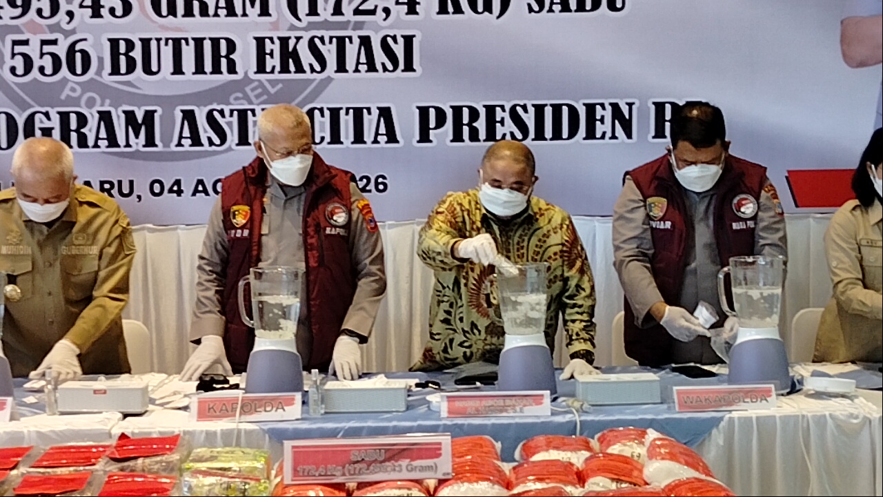 Habib Aboe Bakar Puji Keberhasilan Polda Kalsel Ungkap 172,4 Kg Sabu, Tegaskan Narkoba Musuh Bersama
